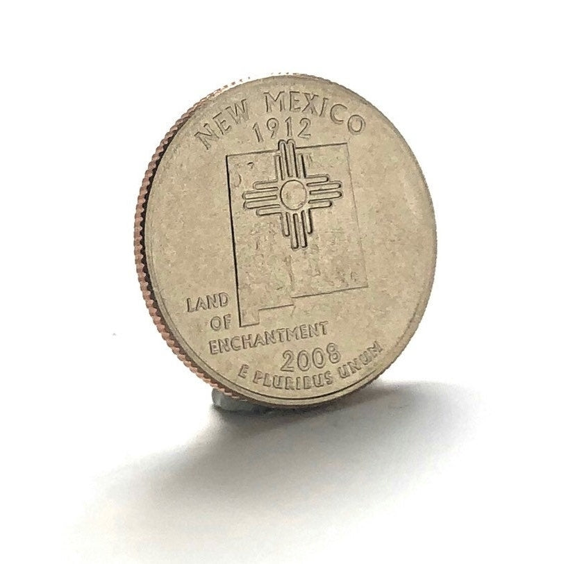 Enamel Pin  Mexico State Quarter Enamel Coin Lapel Pin Tie Tack Collector Pin Travel Souvenir Coins Cool Land of Image 2