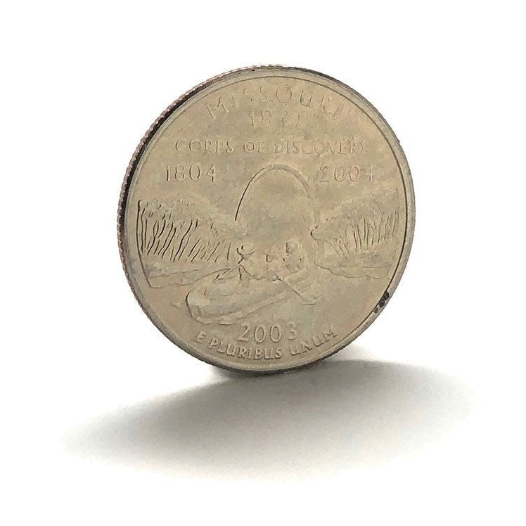 Enamel Pin Collector Missouri State Quarter Enamel Coin Lapel Pin Tie Tack Travel Souvenir Coins Keepsakes Cool Fun Gift Image 2