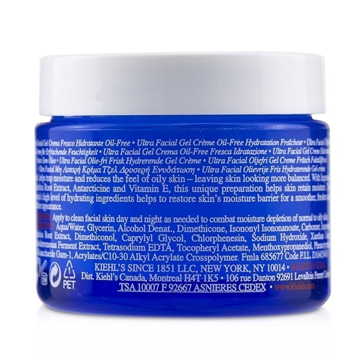 Kiehls - Ultra Facial Oil-Free Gel Cream - For Normal to Oily Skin Types(50ml/1.7oz) Image 2