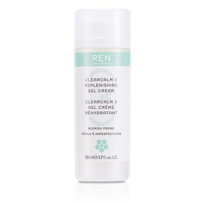 Ren - Clearcalm 3 Replenishing Gel Cream (For Blemish Prone Skin)(50ml/1.7oz) Image 1