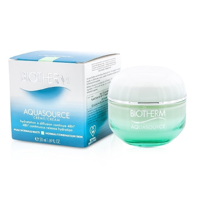 Biotherm - Aquasource 48H Continuous Release Hydration Cream - For Normal/ Combination Skin(50ml/1.69oz) Image 1