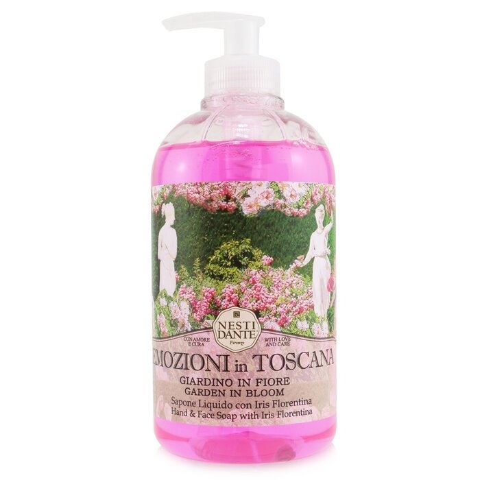 Emozioni In Toscana Hand and Face Soap With Iris Florentina - Garden In Bloom - 500ml/16.9oz Image 1