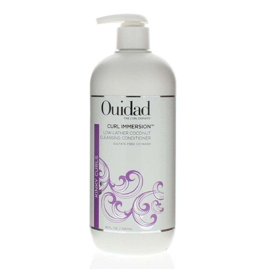 Ouidad Curl Immersion Low-Lather Coconut Cleansing Conditioner 16oz/500ml Image 1