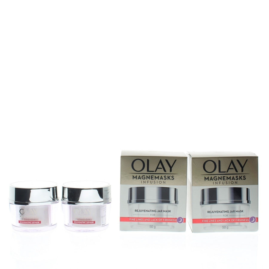 Olay Magnemasks Infusion Rejuvenating Jar Mask 50g (2 Pack) Image 1