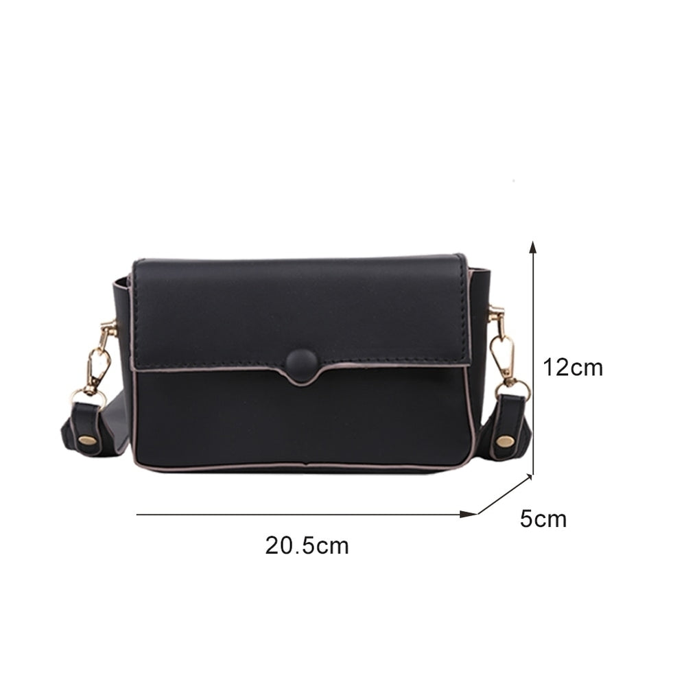 Exquisite Shopping Bag Fashion Women Shoulder Bag Casual PU Leather Female Daily Flap Crossbody Bags Image 2
