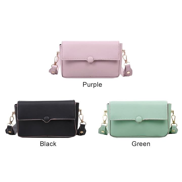 Exquisite Shopping Bag Fashion Women Shoulder Bag Casual PU Leather Female Daily Flap Crossbody Bags Image 3