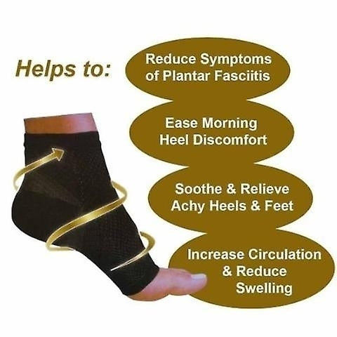 Compression Socks Ankle Bandage Open Toe Plantar Fasciitis Socks Pain Relief Sleeves Image 4