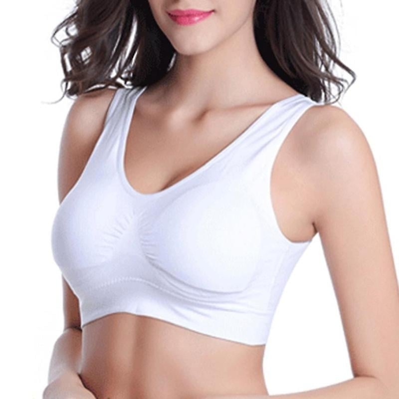 6 Pack Genie Bra Seamless Sports Underwear Breathable Sexy Invisible Vest For Yoga Running Image 2