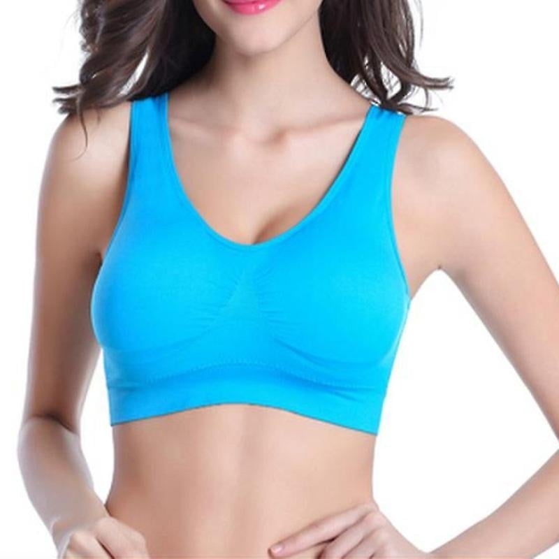 6 Pack Genie Bra Seamless Sports Underwear Breathable Sexy Invisible Vest For Yoga Running Image 4