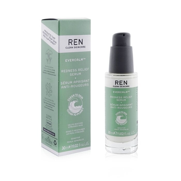 Ren - Evercalm Redness Relief Serum (For Sensitive Skin)(30ml/1.02oz) Image 2