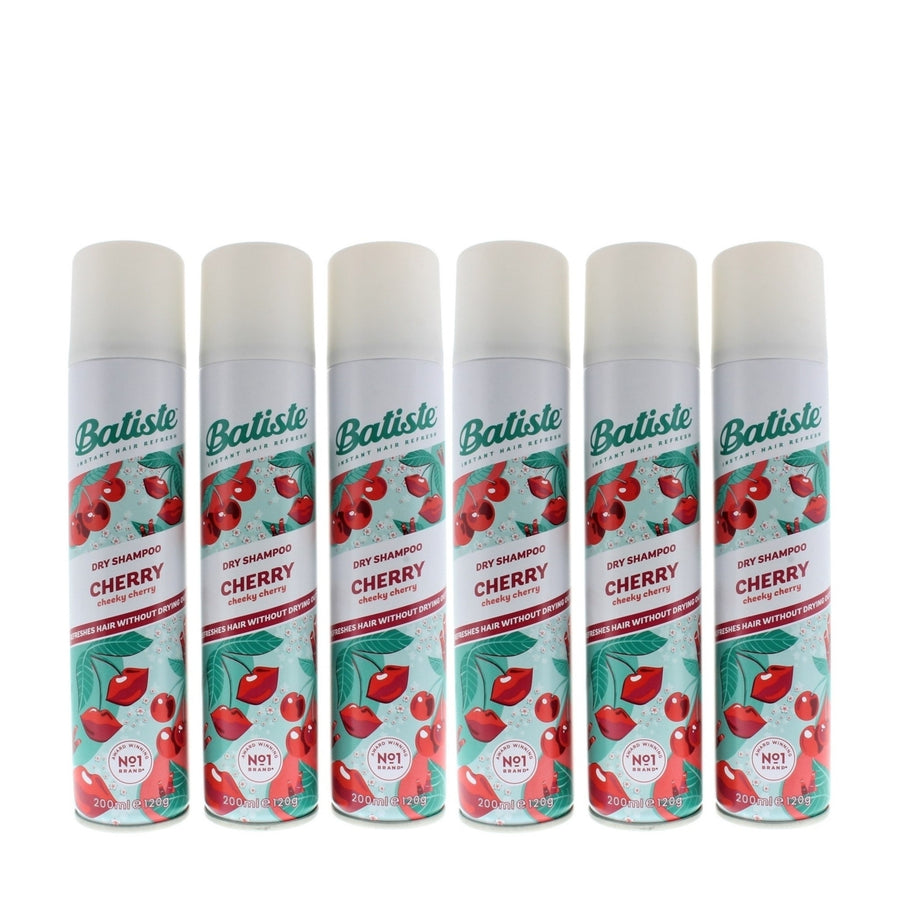 Batiste Instant Hair Refresh Dry Shampoo Cherry Cheeky Cherry 200ml/120g (6 PACK) Image 1