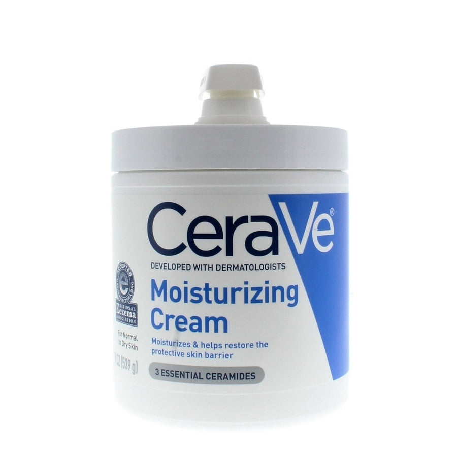 CeraVe Moisturizing Cream with Pump for Normal to Dry Skin 19oz/539g Image 1