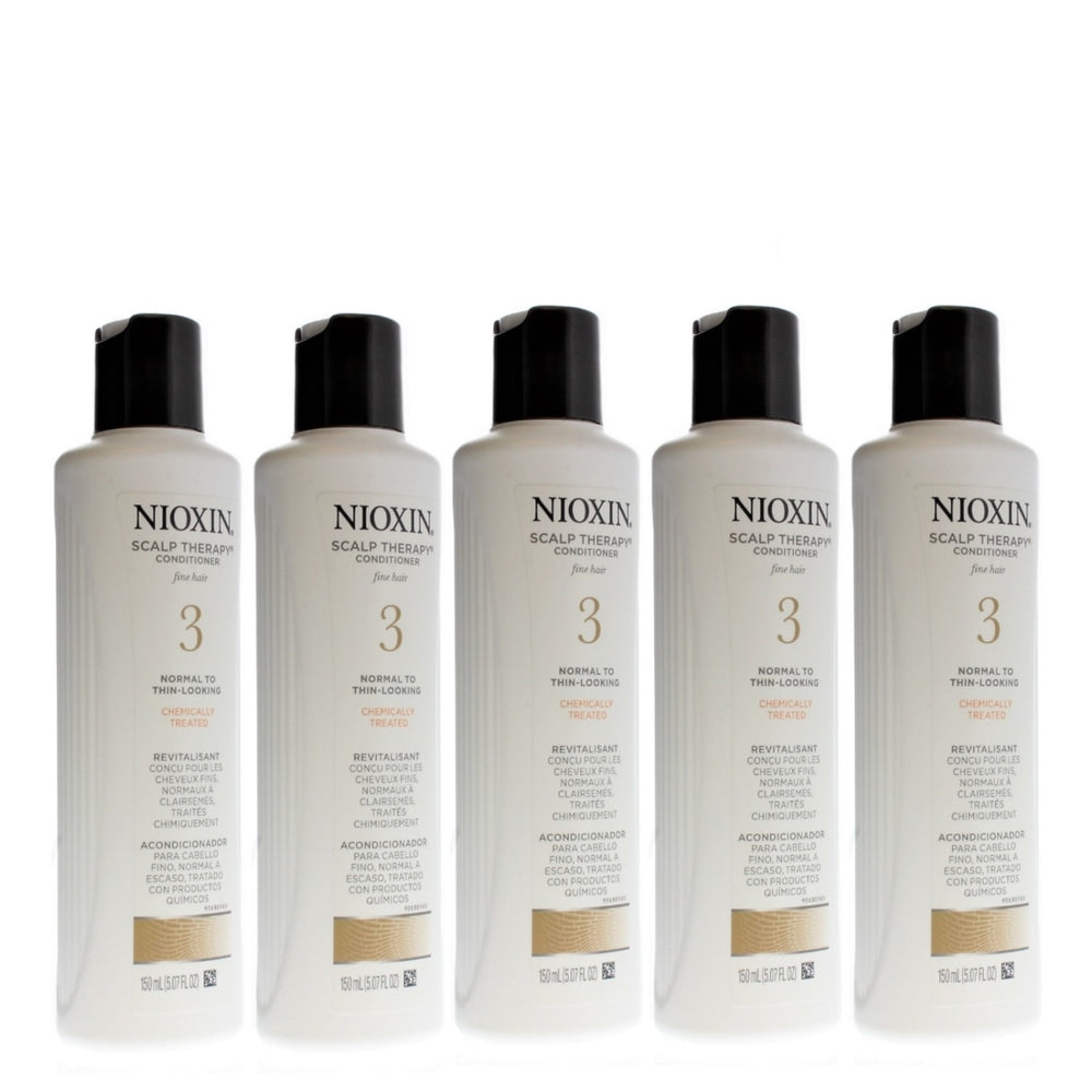 Nioxin System 3 Scalp Therapy Conditioner 5.07oz/150ml (5 Pack) Image 2