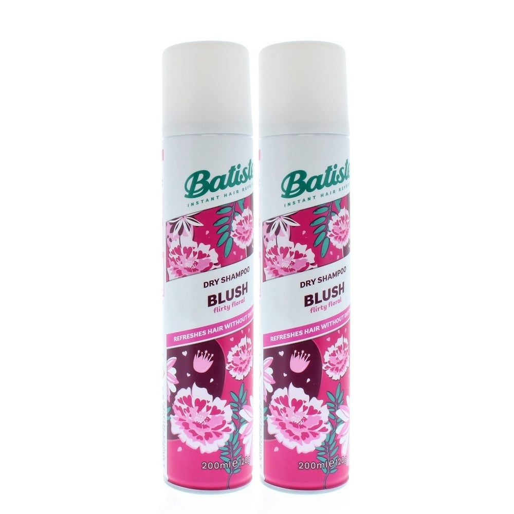 Batiste Instant Hair Refresh Dry Shampoo Blush Flirty Floral 200ml/120g (2 PACK) Image 2