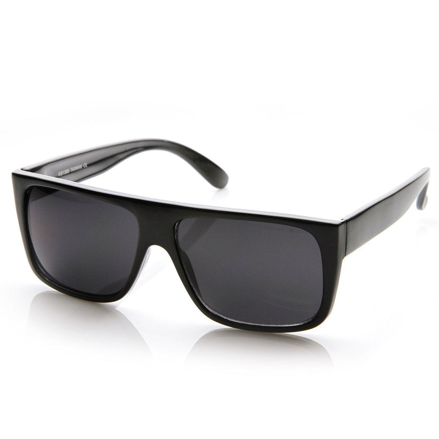 Eazy E Square Flat Top OG Loc Sunglasses Dark Smoke UV Protection 8685 Image 1