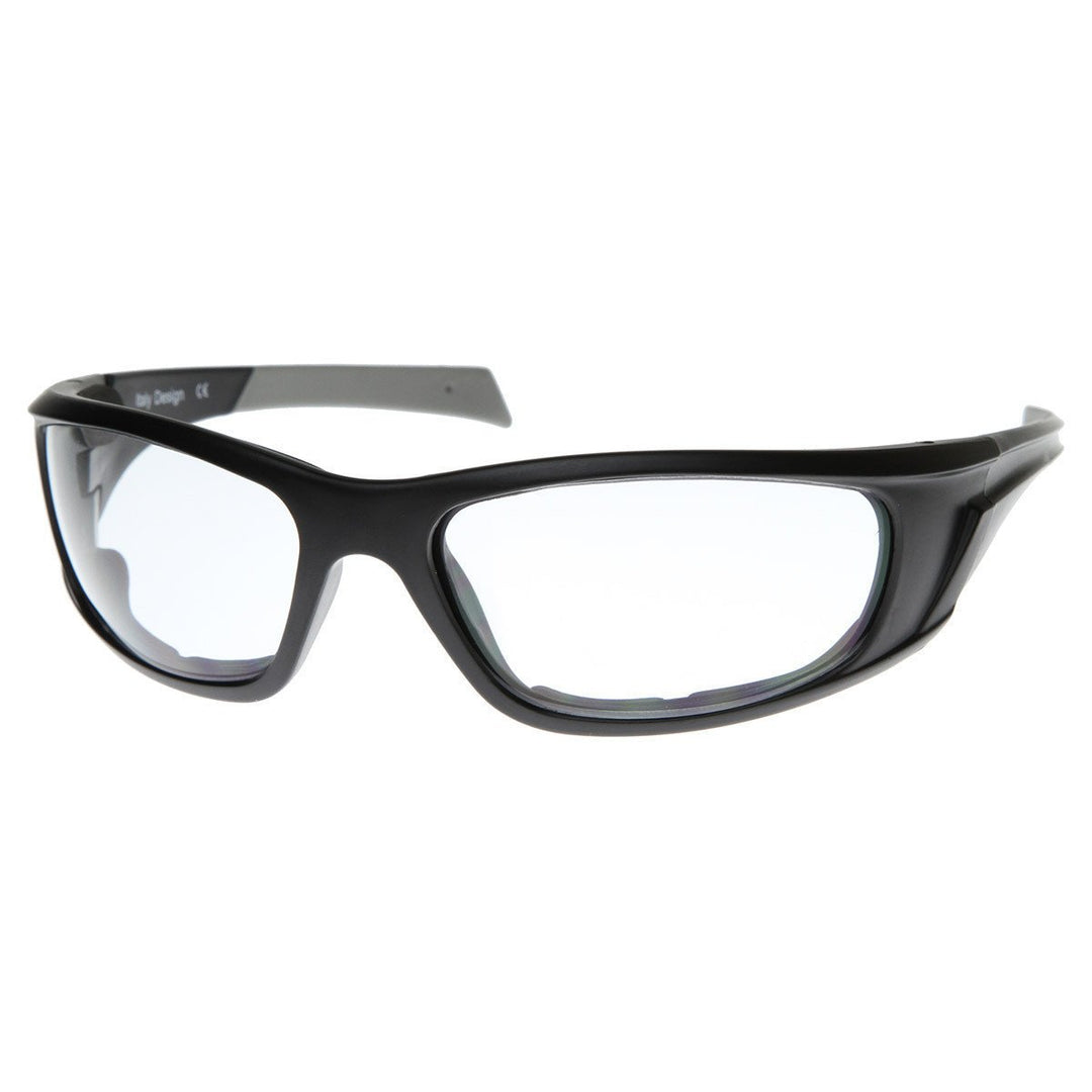 Safety Sports Protective Padded Sunglasses Eyewear Night Riding Glasses - 8326 Image 3