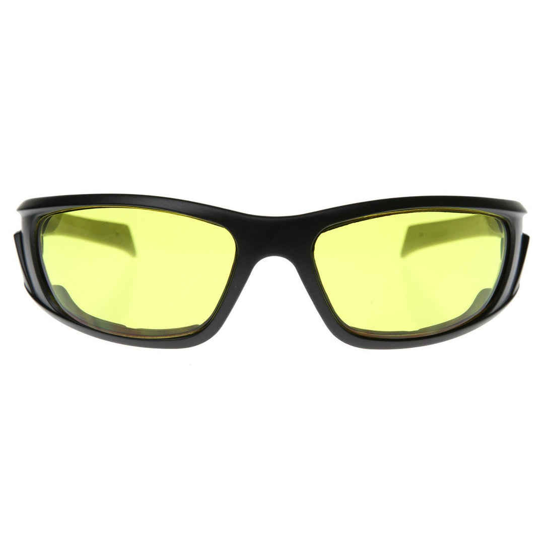 Safety Sports Protective Padded Sunglasses Eyewear Night Riding Glasses - 8326 Image 4