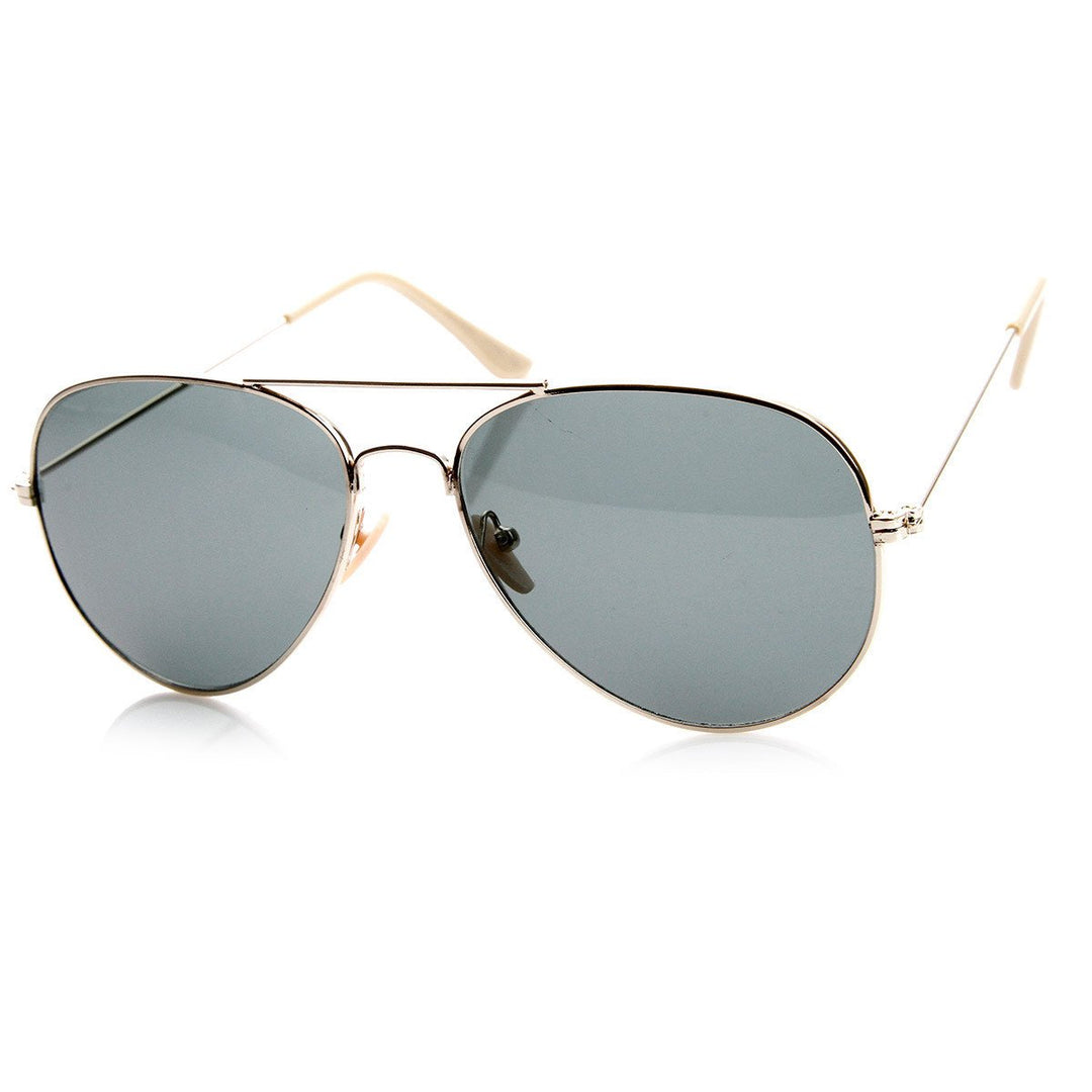 Classic Original Pilot Metal Aviator Sunglasses - 8841 Image 1