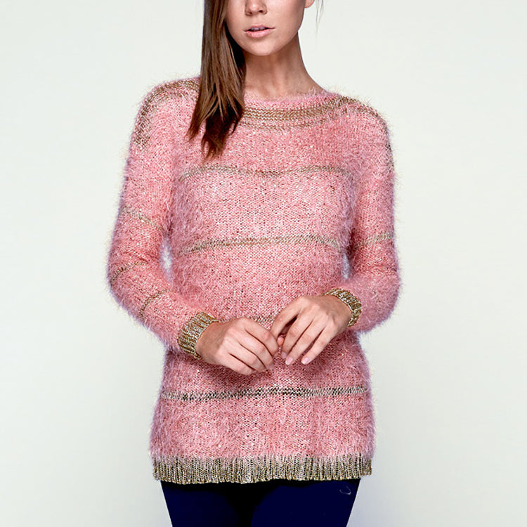 Knit Sweater with Sequins Image 1