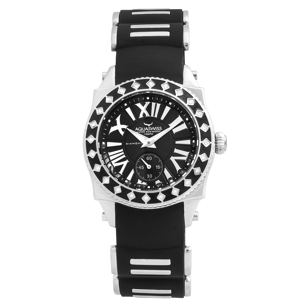 Aquaswiss Swissport L 24 Diamond Ladies Watch nan Movement: Swiss Ronda 1069 Image 2