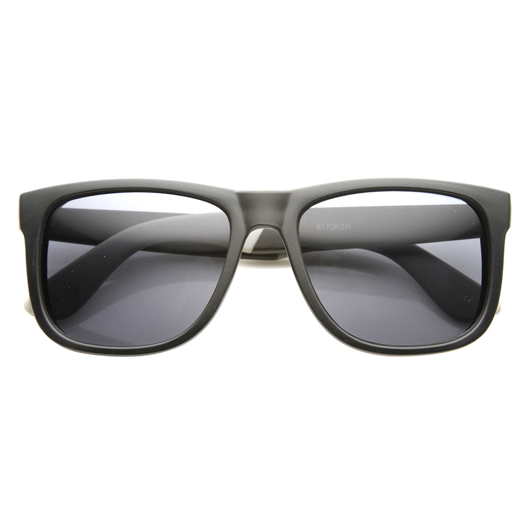 Classic Two-Tone Horn Rimmed Sunglasses 9660 Image 3