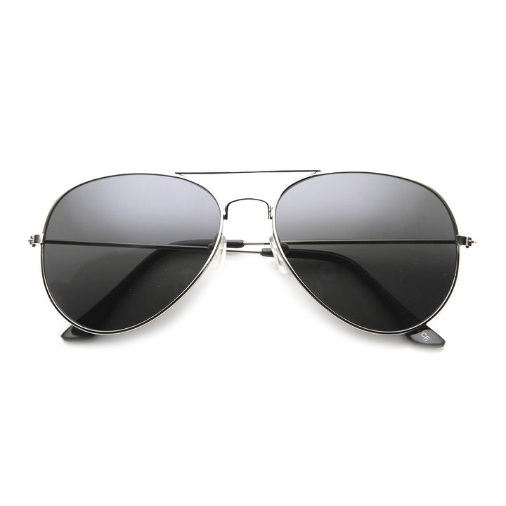 Classic Full Metal Teardrop Pilot Wire Frame Standard Aviator Sunglasses 58mm 9762 Image 3