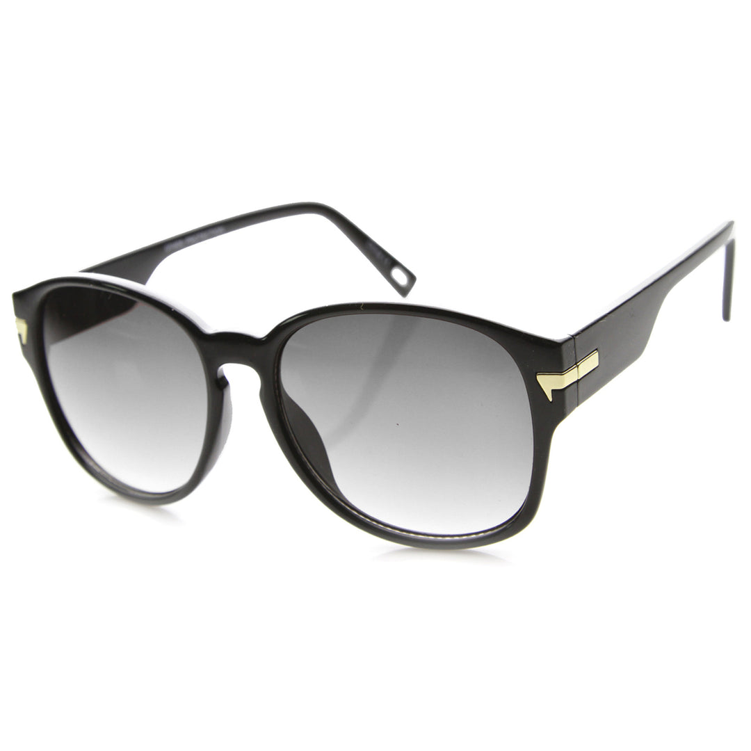 Womens Oversized Sunglasses With UV400 Protected Composite Lens 9825 Image 3