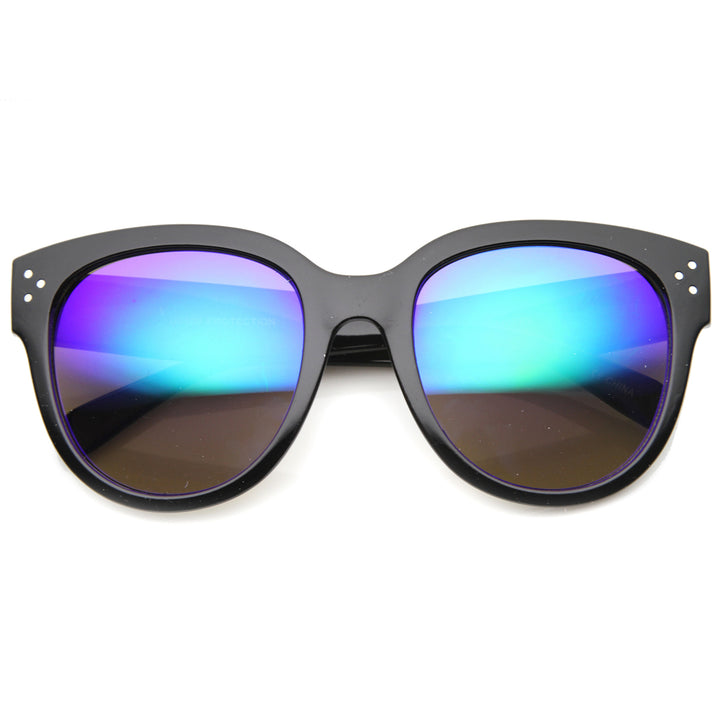 Unisex Oversized Sunglasses With UV400 Protected Composite Lens 9849 Image 1