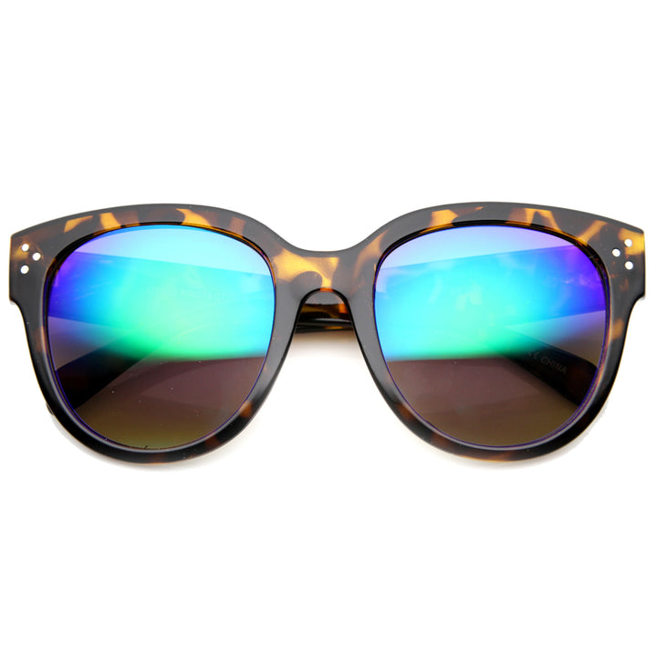 Unisex Oversized Sunglasses With UV400 Protected Composite Lens 9849 Image 3