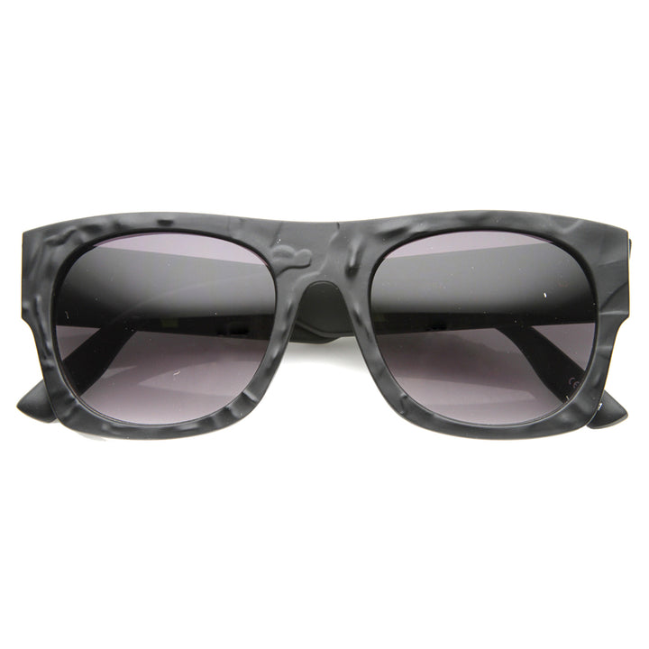 Unisex Rectangular Sunglasses With UV400 Protected Composite Lens 9865 Image 2