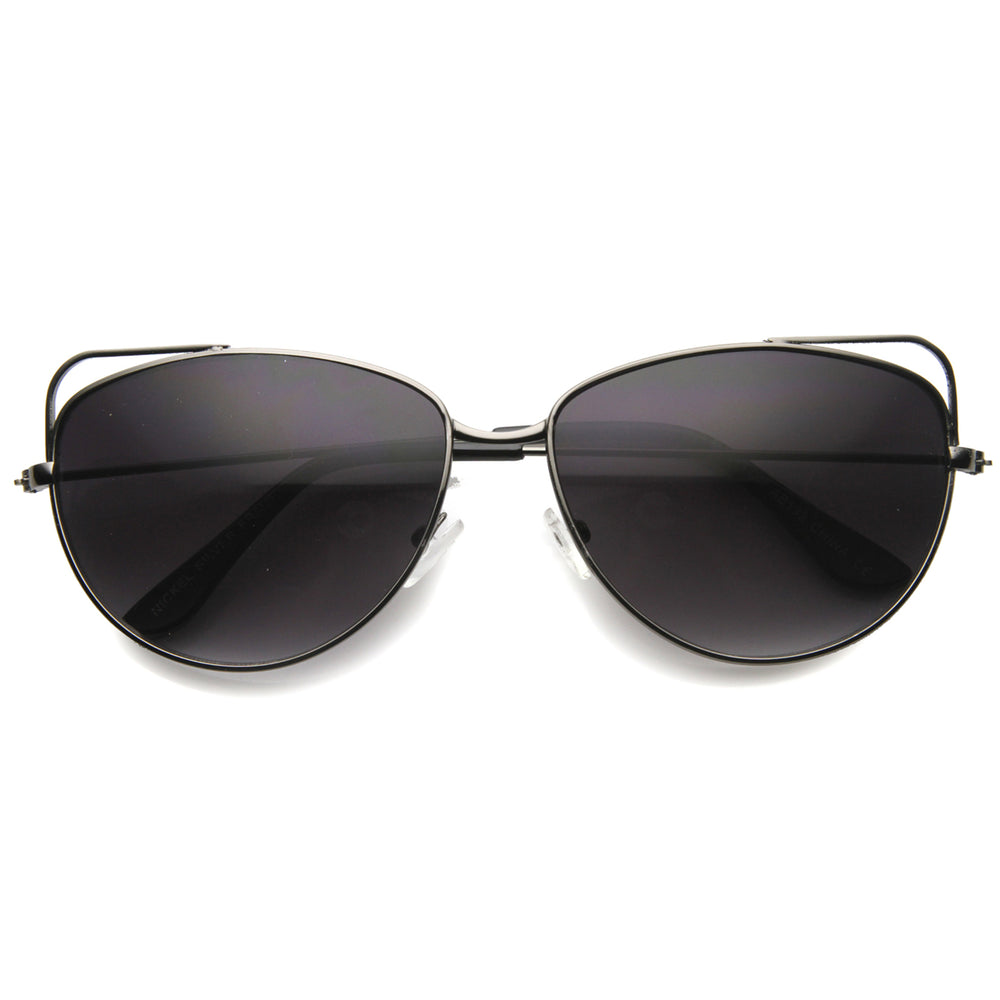 Mens Aviator Sunglasses With UV400 Protected Composite Lens 9958 Image 2