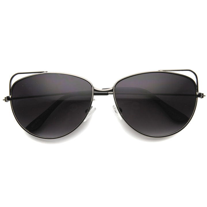 Mens Aviator Sunglasses With UV400 Protected Composite Lens 9958 Image 2