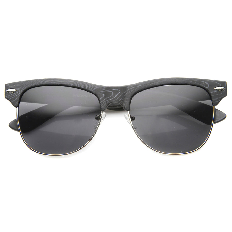 Mens Semi-Rimless Sunglasses With UV400 Protected Composite Lens 9959 Image 1