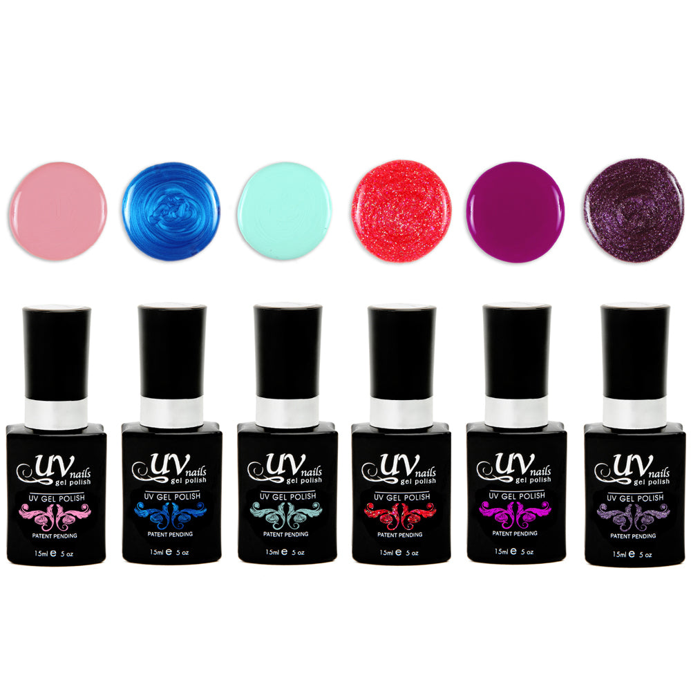 Barcelona Set of 6 UV or LED gel polish Image 1