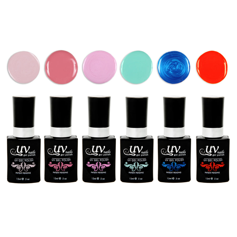 Belize Set of 6 UV or LED gel polish Image 1