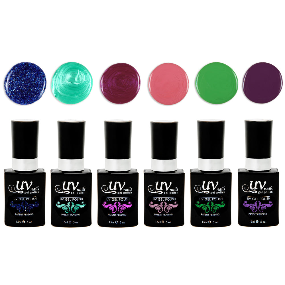 Honolulu Set of 6 UV or LED gel polish Image 1