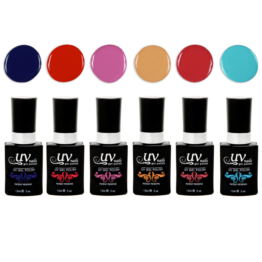 Fiji Set of 6 UV or LED gel polish Image 1