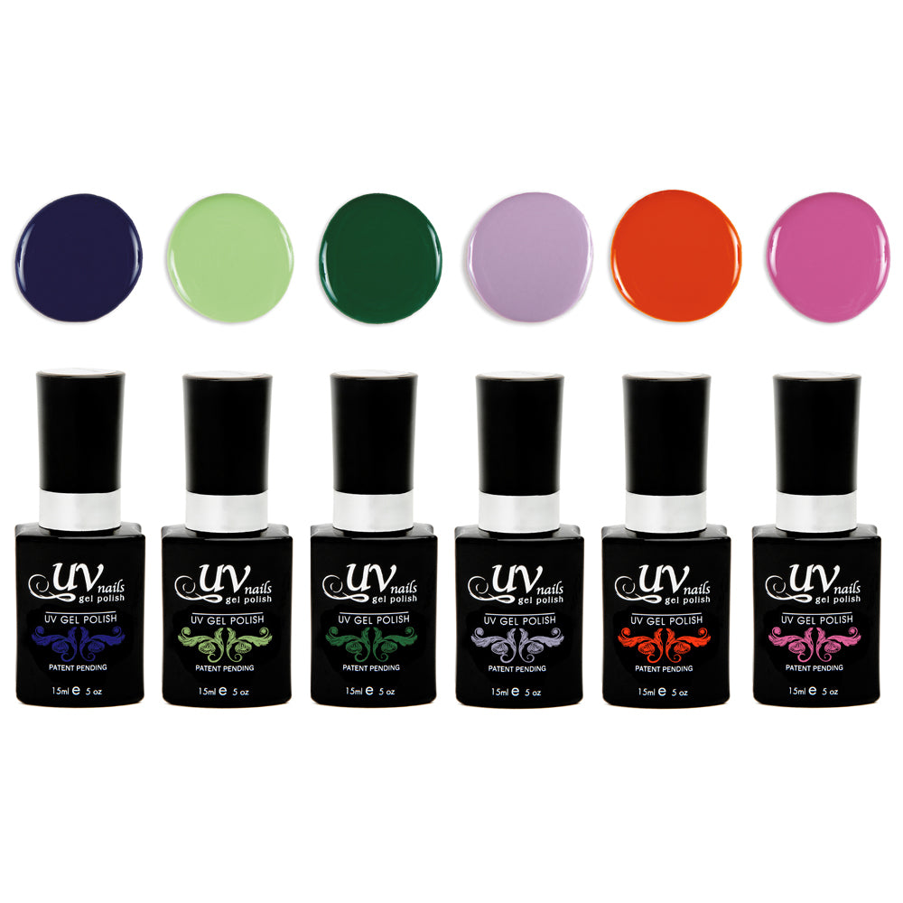 Melbourne Set of 6 UV or LED gel polish Image 1