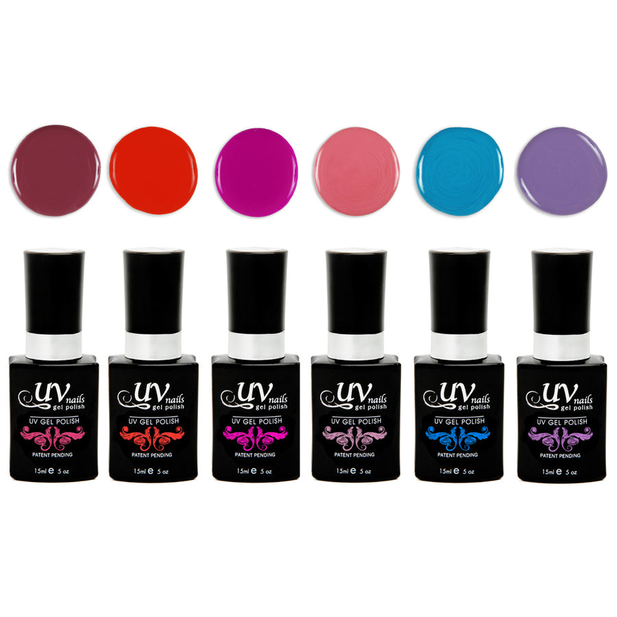 Maui Set of 6 UV or LED gel polish Image 1