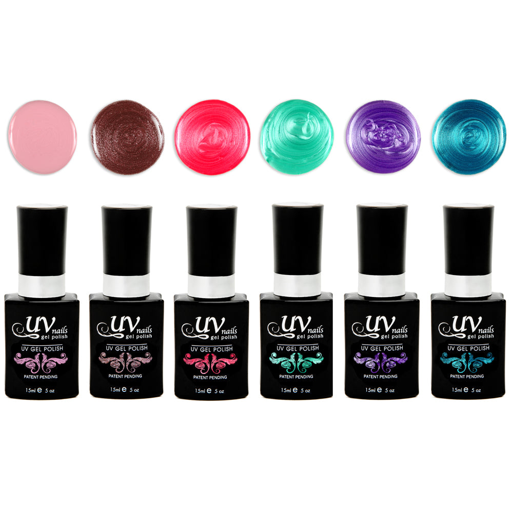 Paris Set of 6 UV or LED gel polish Image 1