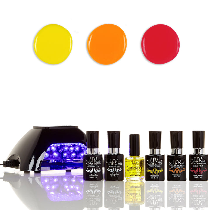 At Home Gel Polish Starter Kit With LED Lamp (7 pc.) Image 2