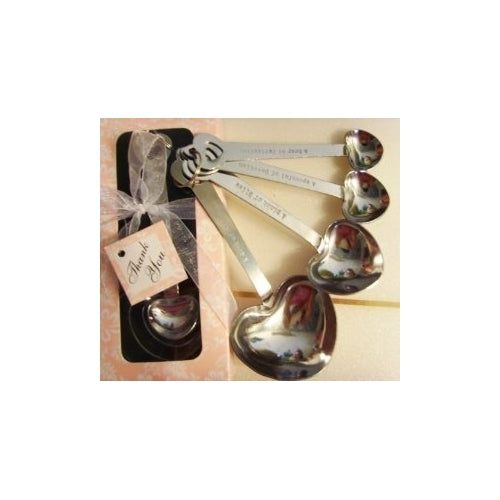 Heart Shaped Measuring Spoons in Gift Box Image 3