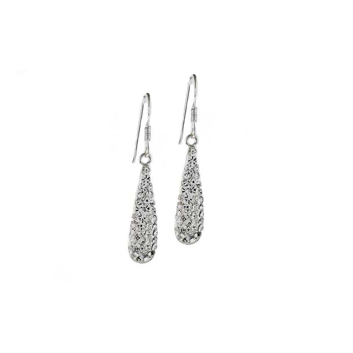 Sterling Silver Swarovski Elements Dangle Earrings Image 1