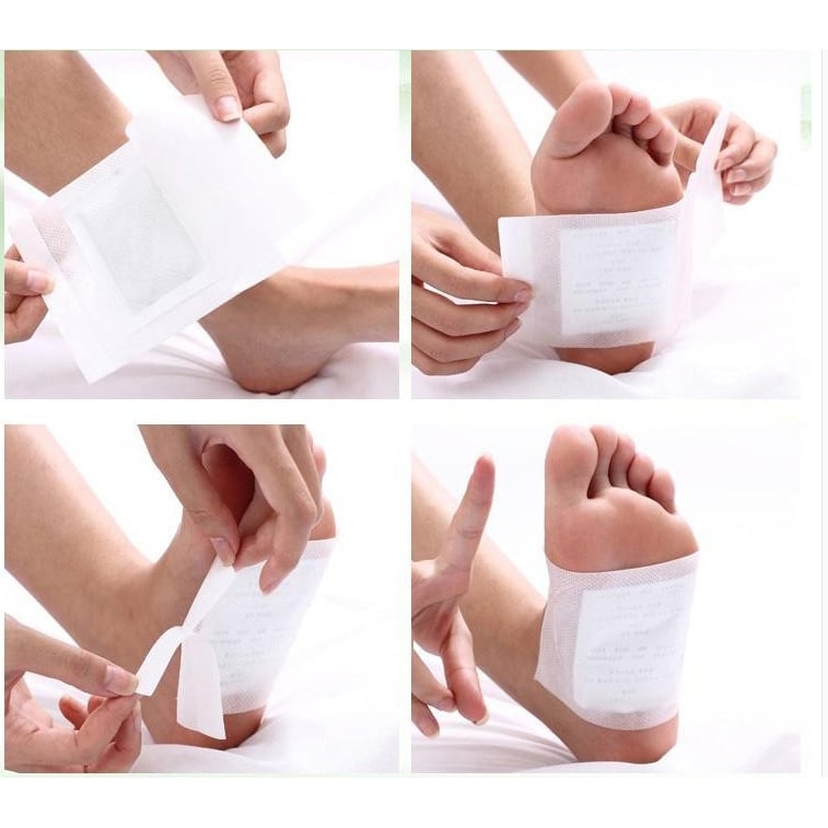 20-Pack of Adhesives Detox Foot Patch Bamboo Pads Patches With Adhesive Improve Sleep Beauty Slimming Patch Image 2