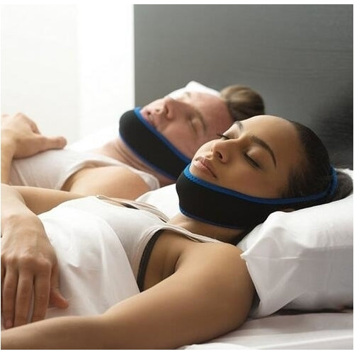 Stop Snoring Chin Strap Snore Belt Anti Apnea Jaw Solution Sleep Image 1