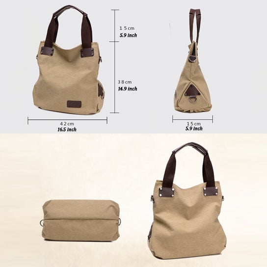 Unique Fashion fine Canvas Women Shoulder Bag handbags Image 2