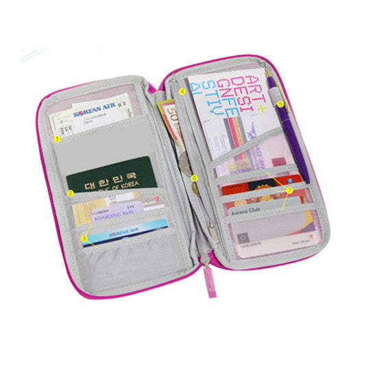 Passport & Documents Holder - Assorted Colors Image 3