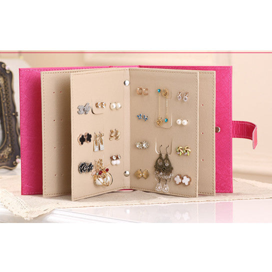 Jewelry Book Earring Storage For 42 Pairs Image 1