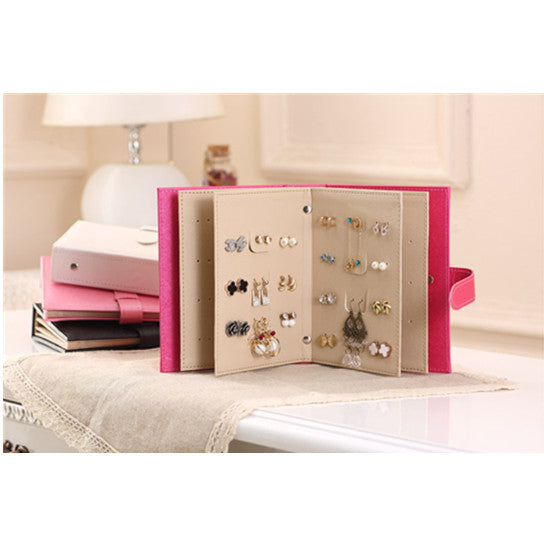 Jewelry Book Earring Storage For 42 Pairs Image 2