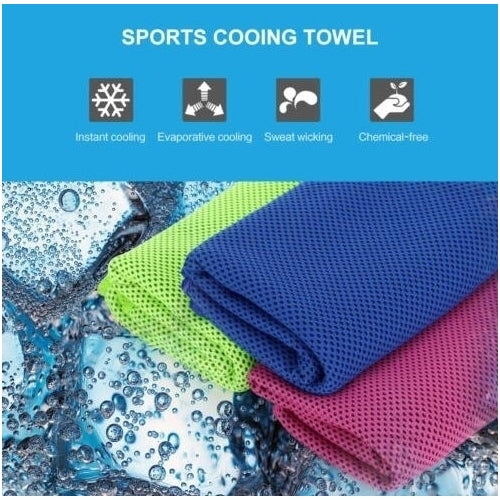 Sports Instant Cool Ice Cooling Towel Buy One Get One Free Image 2